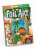 Foil Art – Самоклеющаяся аппликация из фольги. Картина с эффектом позолоты. Обезьянка (Danko Toys)