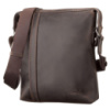 Сумка чоловіча 711099 шкіряна Коричнева