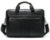 Сумка деловая мужская кожаная Vintage 14794 Черная