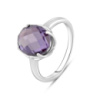 Серебряное кольцо CatalogSilver с александритом 6.05ct, вес изделия 3,77 гр (2106104) 18 размер