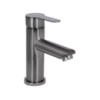 Змішувач для раковини Brinex Pure 001F низький  Gunmetal Black BRIPUR001FGRP