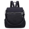 Рюкзак жіночий сумка рюкзак тканинний чорний 7WT-8661A