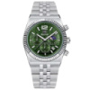 Чоловічий годинник Benyar BY-5225 Silver-Green зі сріблястим браслетом та зеленим циферблатом