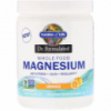 Магниевый порошок, шипучий напиток со вкусом апельсина, Whole Food Magnesium Powder, Dr. Formulated, Garden of