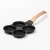 Сковорода для панкейків з антипригарним покриттям 19.5*19.5*2.5 см, чорний