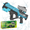Водный пистолет для детей, электрический водный автомат Скорпион детский с автоматической закачкой воды, синий