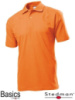 Футболка-поло мужская оранжевая оптом