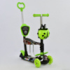 Самокат 5 в 1 Best Scooter 65030 абстракция, светящиеся колеса и платформа