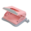 Діркопробивач пластиковий PASTEL (до 20арк.), рожевий