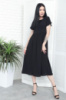 Літня сукня міді вільного крою «Ordinary» оптом | Норма Чорний, 46-48