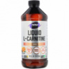 L-Карнитин Жидкий с Цитрусовым Вкусом, L-Carnitine, Now Foods, 1000 мг, 473 мл