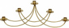 Подсвечник металлический «Ravenna Гармония» на 5 свечей 56см, цвет - золото