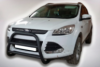 Кенгурятник WT018 Black (нерж.) для Ford Kuga/Escape 2013-2019 гг