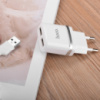 Зарядное устройство для телефона Hoco 2 USB C12 Белый, адаптер для зарядки мобильных телефонов (ST)