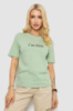 Футболка жіноча з принтом, колір оливковий, 241R1833