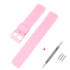 Ремінець для годинника Casio MQ-24 All Pink рожевий поліуретановий (1051-0888)