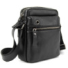 Месенджер в гладкій шкірі чорний 78718A