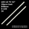 LED підсвітка TV LG 42« 42LN5300-UB 42LN6108 42LN610S 42LN610V 42LN6138 42LN613S 42LN613V 2шт.