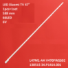 LED підсвітка Xiaomi TV 47« inch 66led 588mm L47M1-AA V470FWSS02 130515 34.P1414.001 1шт.