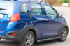Боковые трубы Black (2 шт., нержавейка) для Chery Beat 2009-2015 гг