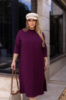 Трикотажна сукня вільного крою «Berry» | Норма і батал Марсала, 42-44