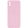 Силіконовий чохол Candy Full Camera Для Apple iPhone X / XS (Рожевий / Pink Sand) - купити в SmartEra.ua