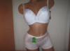 Комплект білизни білий: бюстгальтер 80С і шортики бамбук