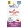 ДГК (докозагексаєнова кислота) для вагітних, смак полуниці, Prenatal DHA, Nordic Naturals, 90 гелевих капсул