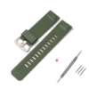 Ремінець для Casio Pro Trek PRW-6900Y Army Green SI, полімерний браслет 20.5 см