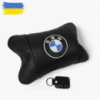 Ортопедична авто подушка BMW з натуральної шкіри – для комфорту в машині