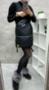Чорний стильний спортивний великий рюкзак, матеріал - тканина (5078)