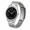 Чоловічий годинник Casio MTP-V005D-1B4 — класична модель на металевому браслеті з мінеральним склом
