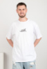 Чоловіча біла футболка з написом