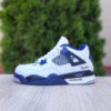 Nike Air Jordan 4 Білі з синім