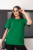 Базова жіноча футболка «Enkel» оптом | Норма і батал Зелений, 42-44