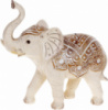 Декоративная статуэтка «Слон» 24х9х23см, полистоун, кремовый