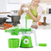 Соковитискач ручний шнековий багатофункціональний для фруктів та овочів Find Back Juicer Зелений