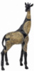 Декоративная фигура «Жираф» 19х9.5х41см полистоун, черный с золотом