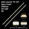 LED підсвітка Louvre TV 43« UE43K5179 UE43K5170 UE43K5102 UA43K5300 CY-FK043BNEV1H BN96-9723A 2шт.