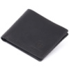 Портмоне на одне відділення в матовій шкірі 711309 Чорне