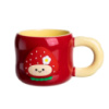 Чашка фарфоровая с магнитом Клубника 400 (мл) Красный с желтым FM-53B