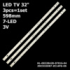 LED підсвітка TV 32“ CX315DLEDM BBK 32LEM-1007/T2C BBK 32LEM-1009/T2C BBK 32LEM-1042/T2C ECG 32LED731PVR 3шт.