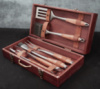 Набір інструментів для грилю та барбекю в дерев’яному кейсі «Го́тланд»