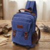 Текстильный рюкзак для работы учебы города и планшета Vintage 22169 Синий