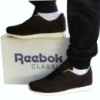 Мужские Кроссовки Reebok Classic Коричневые Рибок Нубук (размеры: 41,42,43,44,45)