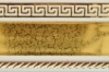 декор лента «Греция» 70 мм Цвет Золото на белом