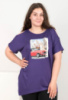 Жіноча фіолетова футболка