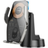 Автомобільний тримач Hoco HW27 Traveler infrared RGB wireless fast charging Metal Gray