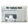 Товальєтка з фото « Newspaper German»