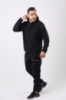 Утеплений спортивний костюм MA чорний